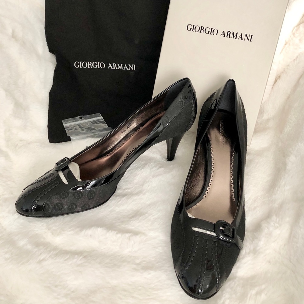 GIORGIO ARMANI BLACK Heels BRAND NEW